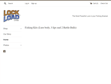Tablet Screenshot of locknloadlures.com